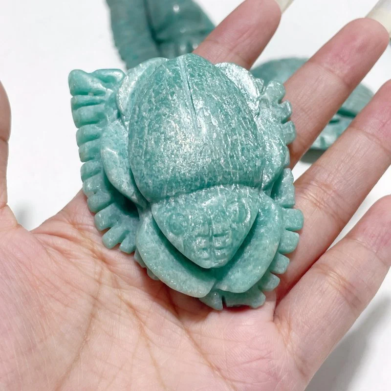 19 Pieces Beautiful Amazonite Sea Animal Carving - Image 5