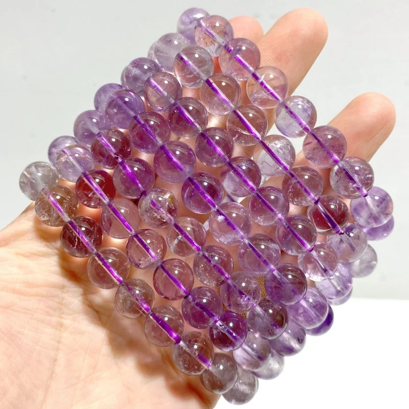 18 Pieces Beautiful Amethyst Bracelets - Image 2