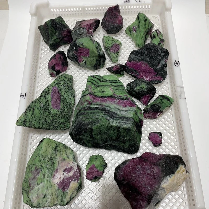 18 Pieces Raw Ruby Zoisite Stone Specimen - Image 3