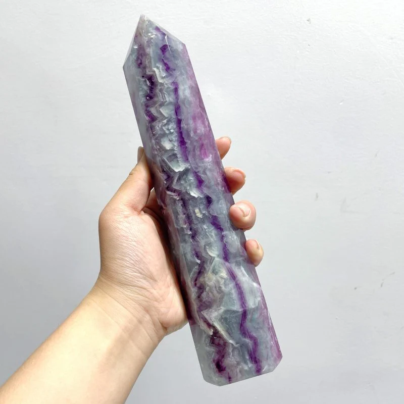 Large Rainbow Fluorite Tower Point Wholesale (19-26.5cm) - Image 3