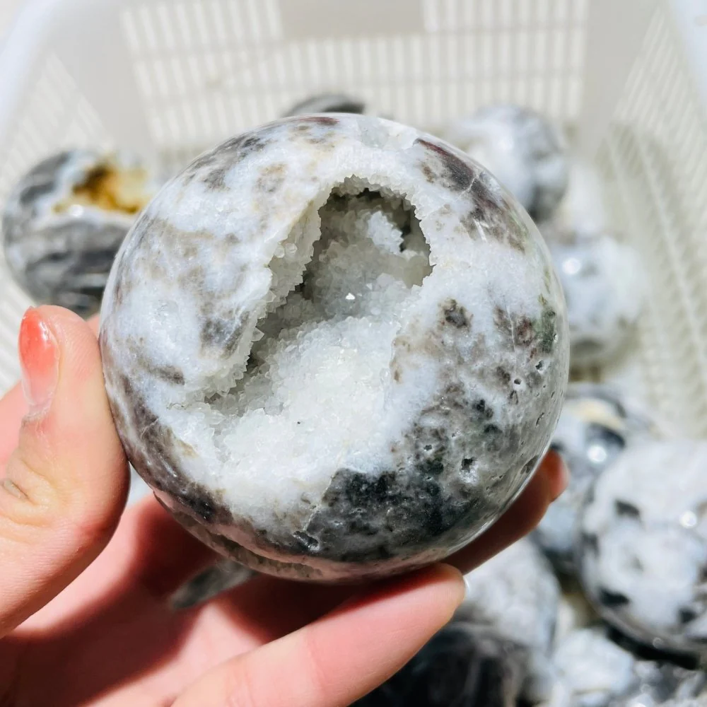19 Pieces High Quality Sphalerite Geode Sphere Ball - Image 8
