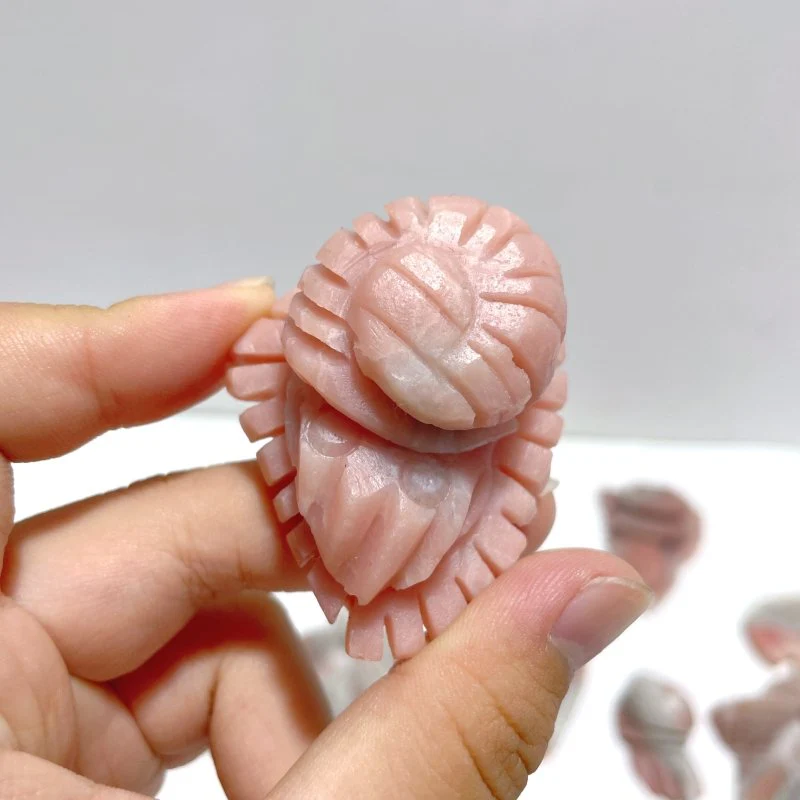 19 Pieces Pink Opal Sea Animals Carving - Image 6