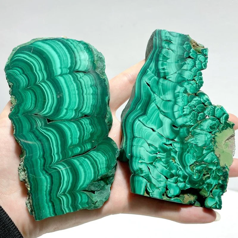 8 Pieces High Quality Polished Malachite Slab - Image 3