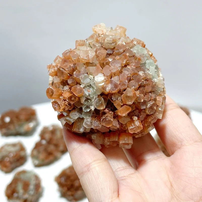 22 Pieces Raw Aragonite Stone Specimen White mixed Red - Image 4