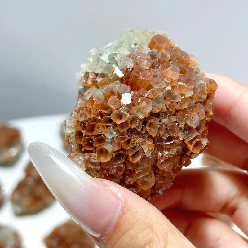 22 Pieces Raw Aragonite Stone Specimen White mixed Red - Image 5