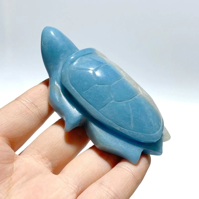 19 Pieces Trolleite Stone Sea Turtles Carving - Image 2