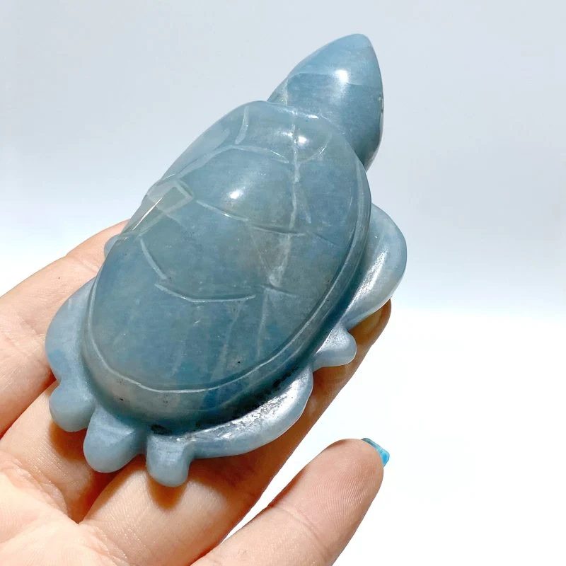 19 Pieces Trolleite Stone Sea Turtles Carving - Image 3