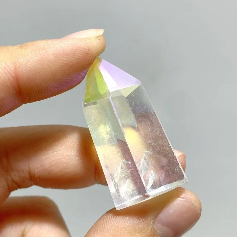 190 Pieces Aura Clear Quartz Crystal Tower Point - Image 2