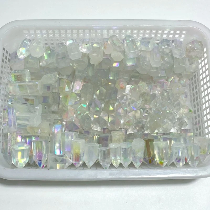 190 Pieces Aura Clear Quartz Crystal Tower Point - Image 5
