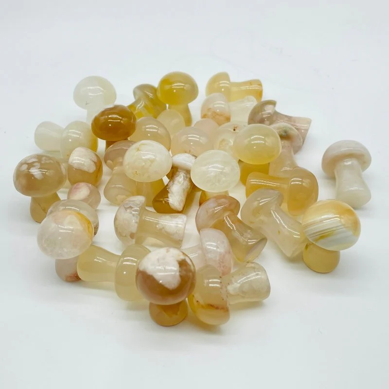 1in Agate Mushrooms Wholesale - Image 2