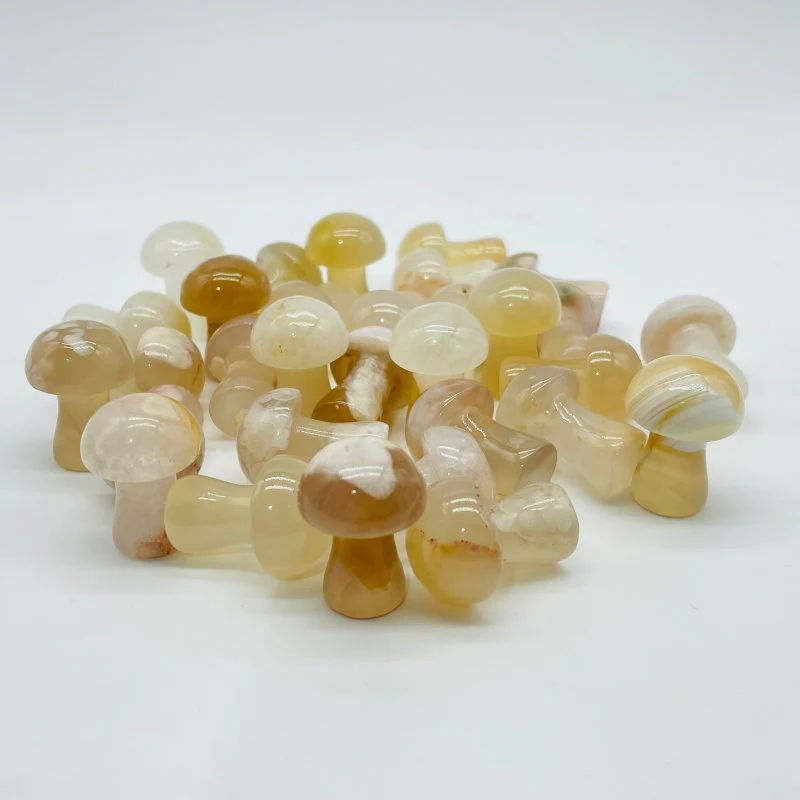 1in Agate Mushrooms Wholesale - Image 3