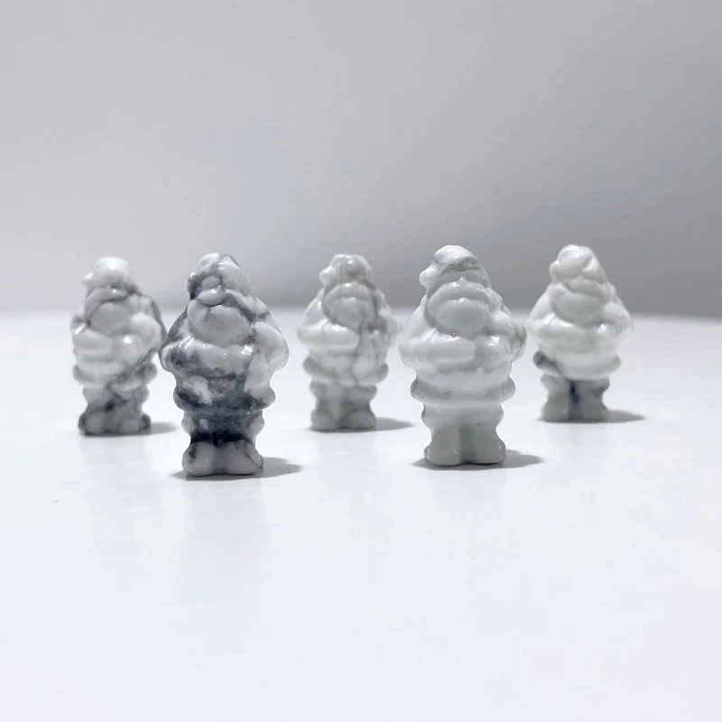 1in Howlite Santa Claus Christmas Carving Wholesale