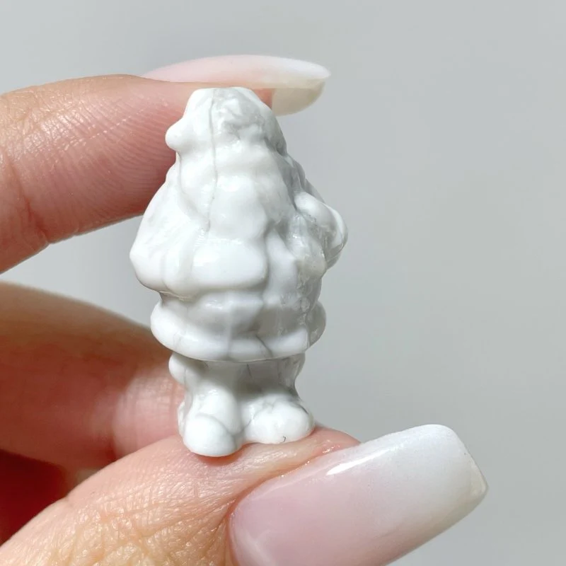 1in Howlite Santa Claus Christmas Carving Wholesale - Image 3
