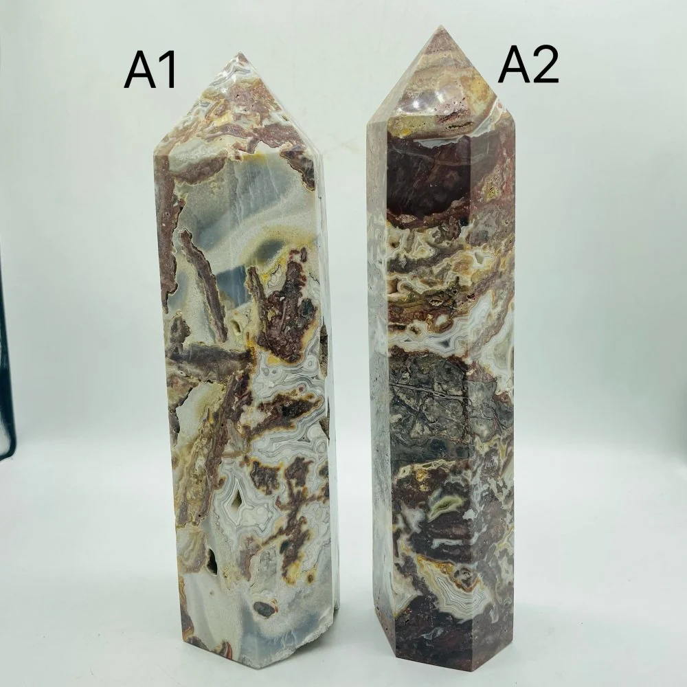 2 Piece Moroccan Agate Tower Point - Image 2
