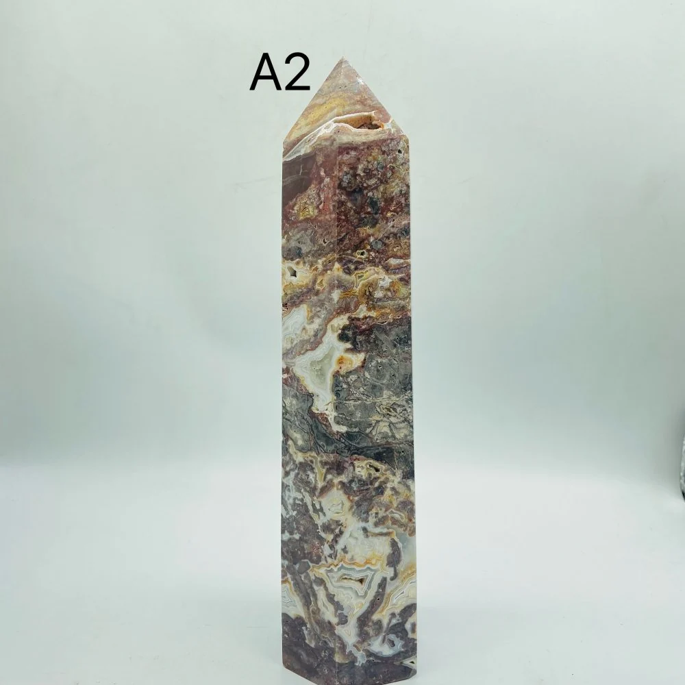 2 Piece Moroccan Agate Tower Point - Image 4