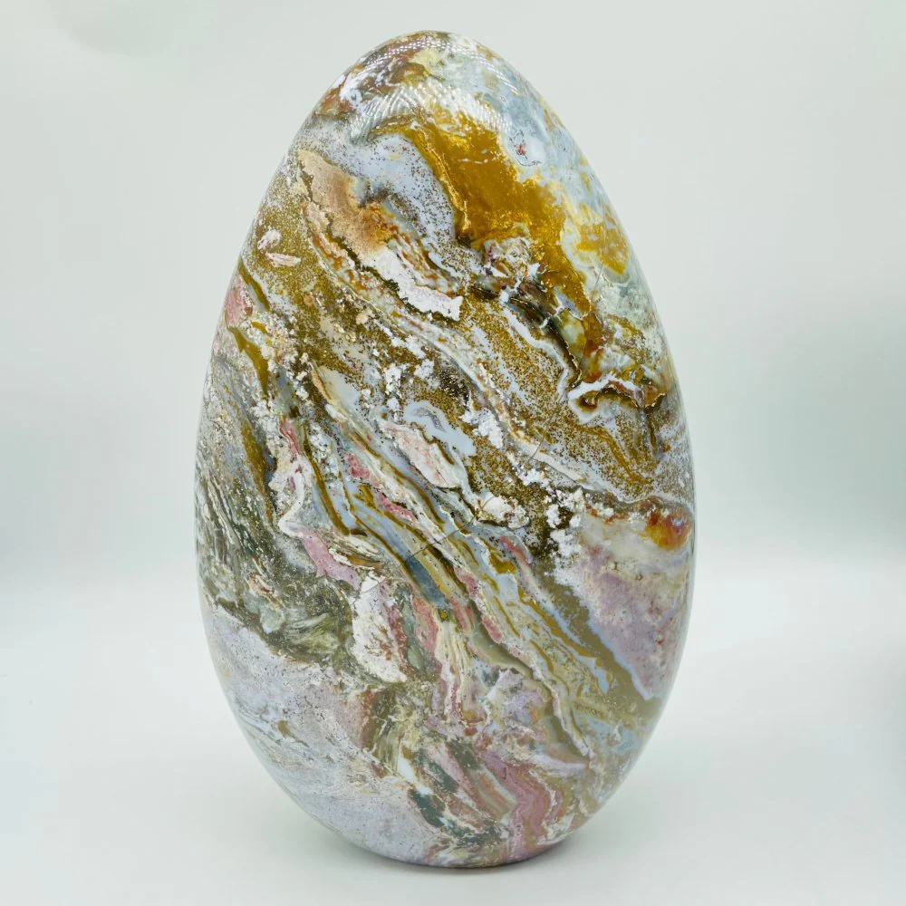 2 Pieces Large Colorful Ocean Jasper Free Form - Image 4