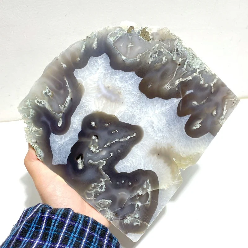 2 Pieces Large Moss Agate Slabs - Image 2