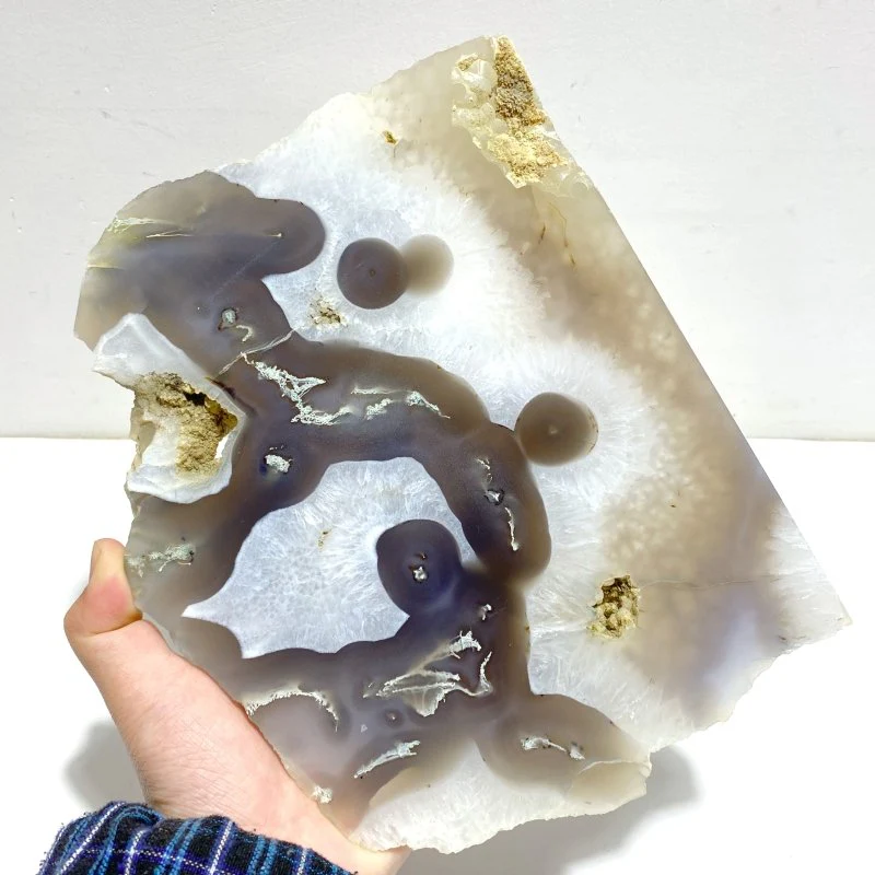 2 Pieces Large Moss Agate Slabs - Image 3