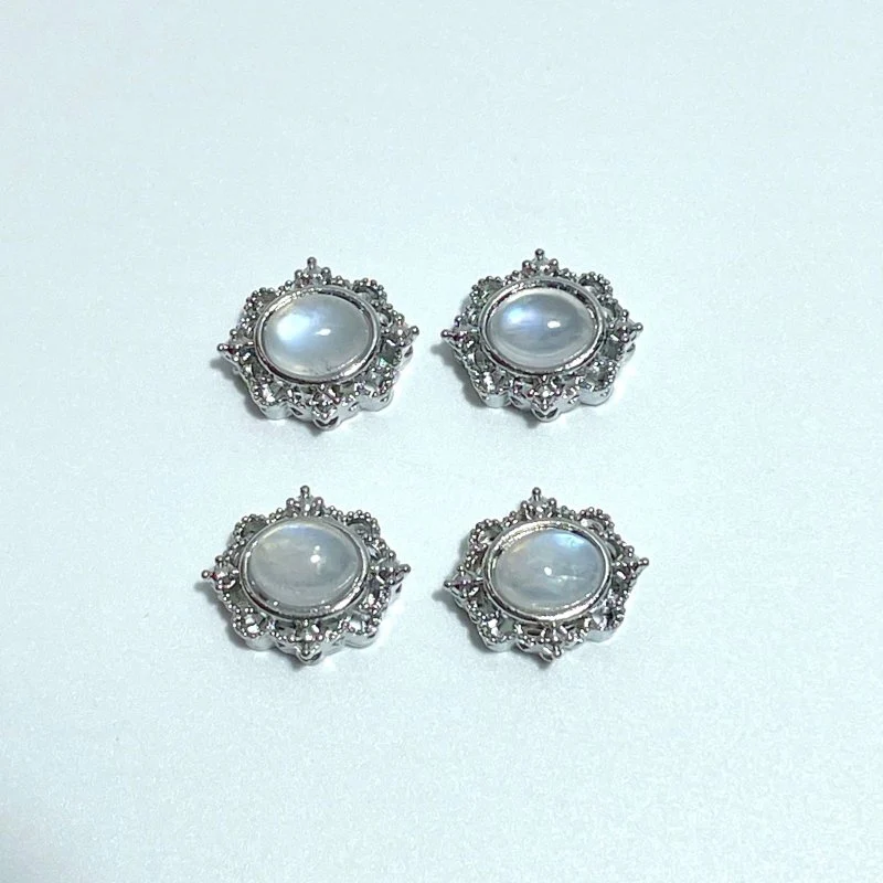 DIY Accessories Moonstone Blue Lace Agate Wholesale - Image 3