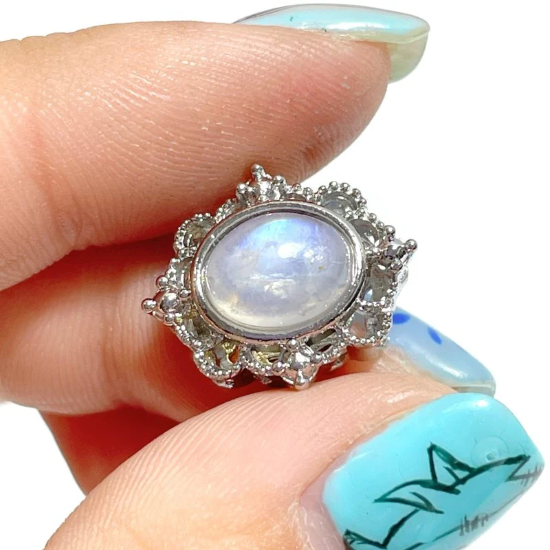 DIY Accessories Moonstone Blue Lace Agate Wholesale - Image 6