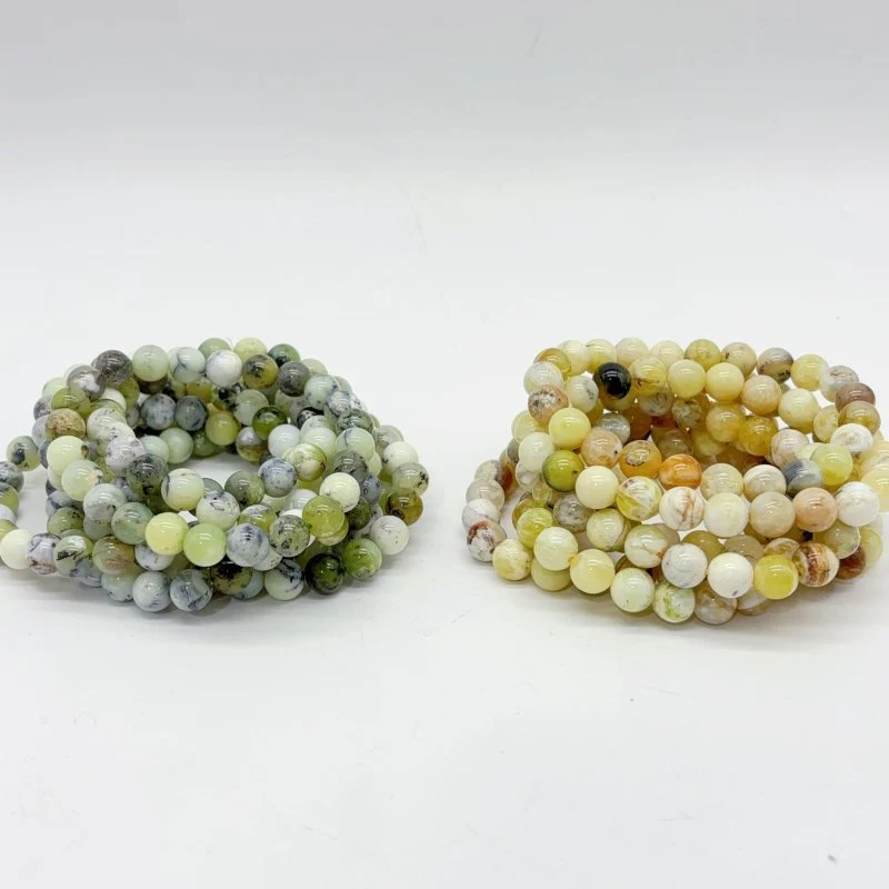 2 Types Bracelet Green Yellow Opal Bracelet Wholesale - Image 2