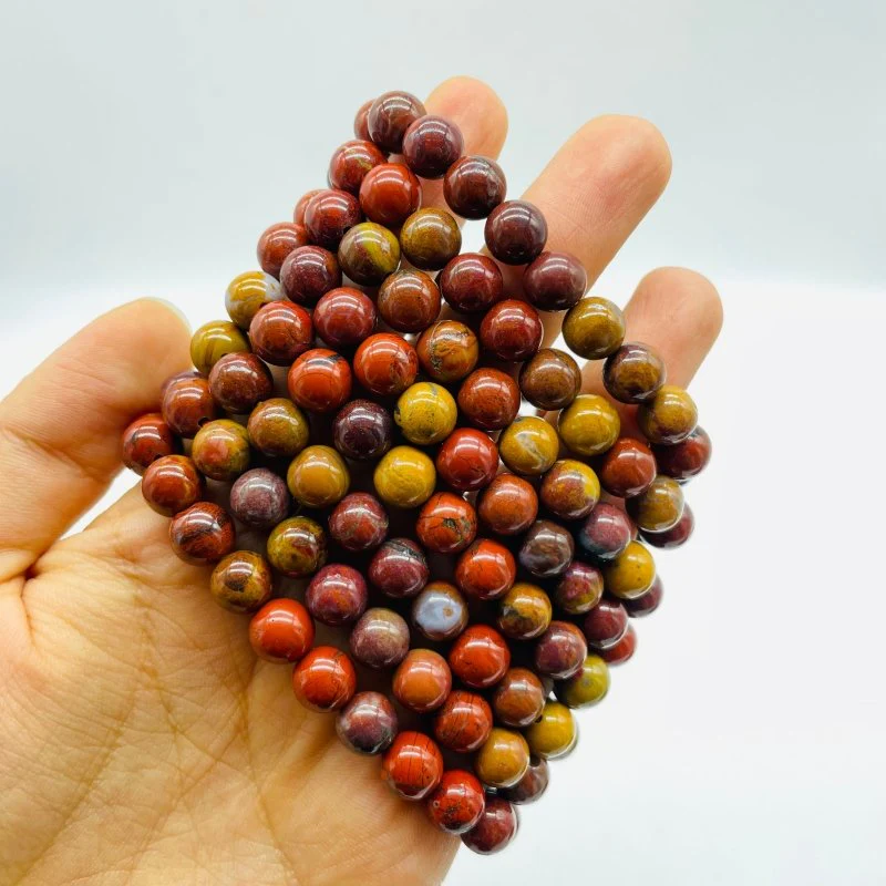 2 Types Bracelets Wholesale Fighting Blood Agate Smoky Quartz - Image 3
