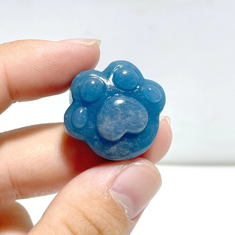2 Types Cat Paw Labradorite Trolleite Stone Carving Wholesale - Image 5