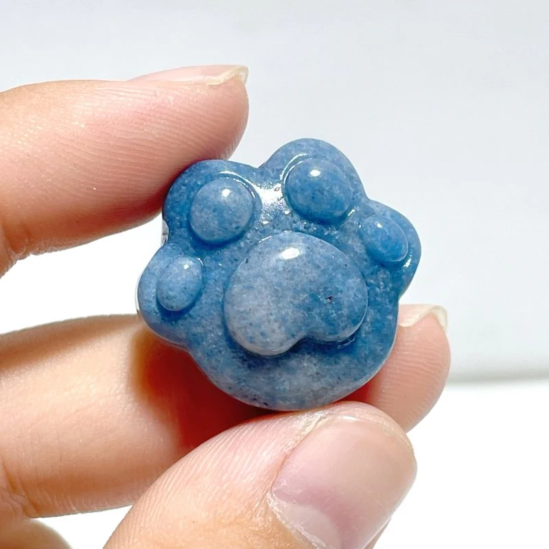 2 Types Cat Paw Labradorite Trolleite Stone Carving Wholesale - Image 6