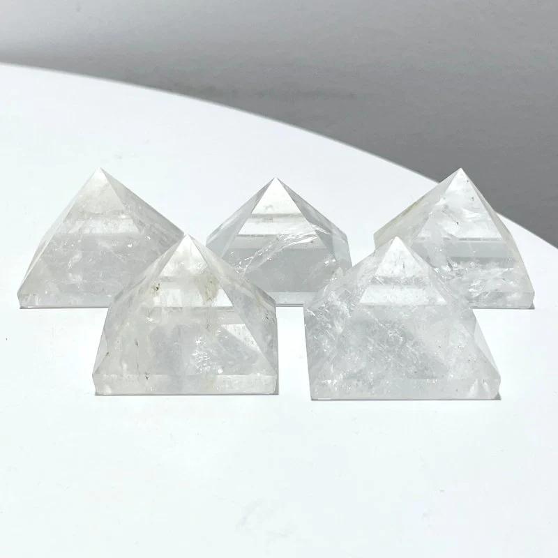 Clear Quartz Pyramid Carving Wholesale - Image 4