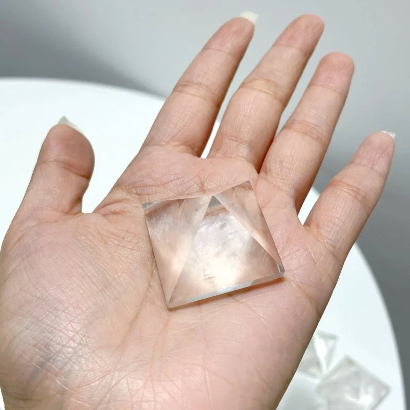Clear Quartz Pyramid Carving Wholesale - Image 5