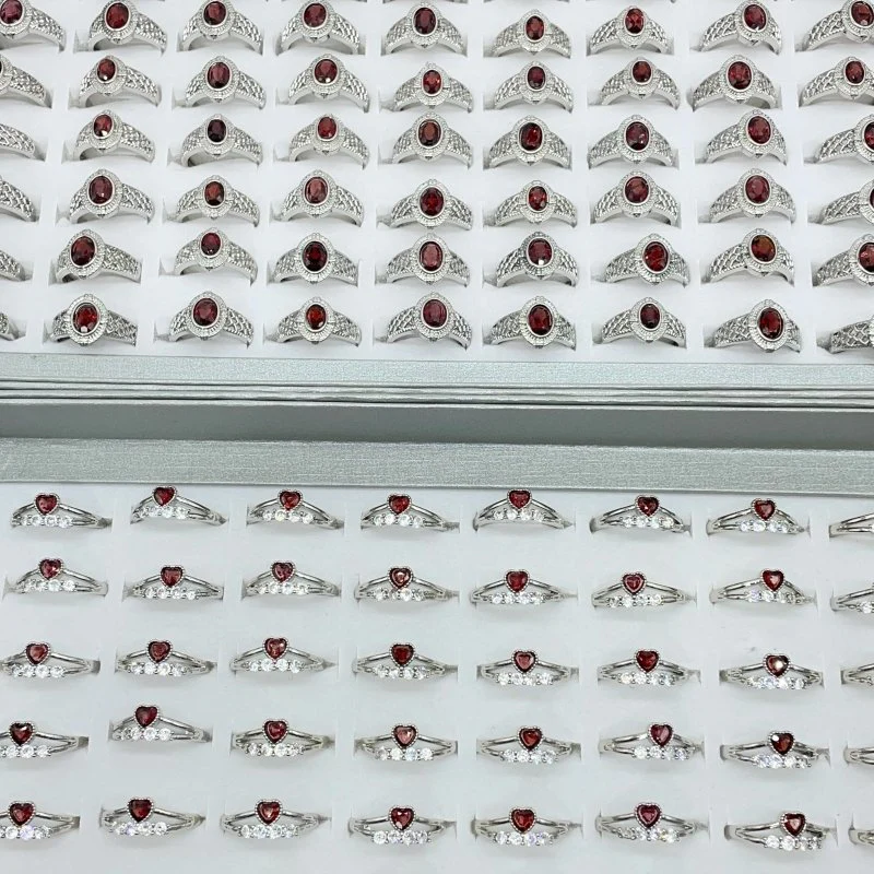 2 Types Garnet Rings Crystal Wholesale - Image 4