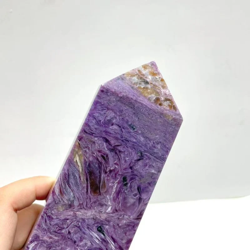 20.8CM Charoite Tower Point For Collection - Image 3