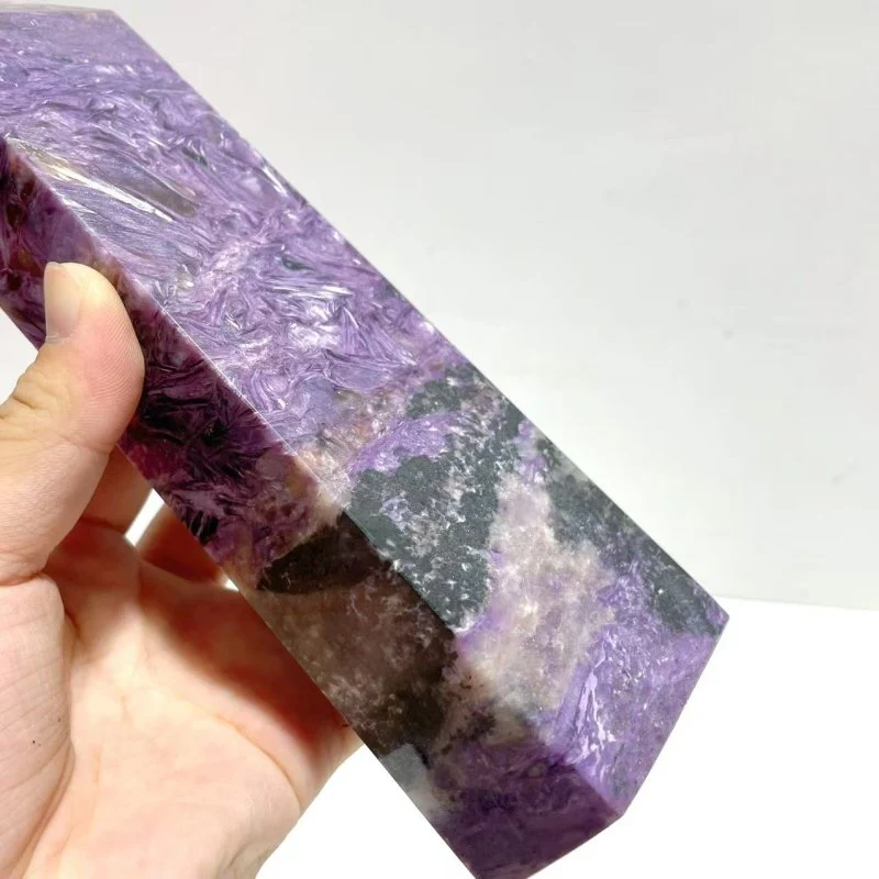 20.8CM Charoite Tower Point For Collection - Image 4