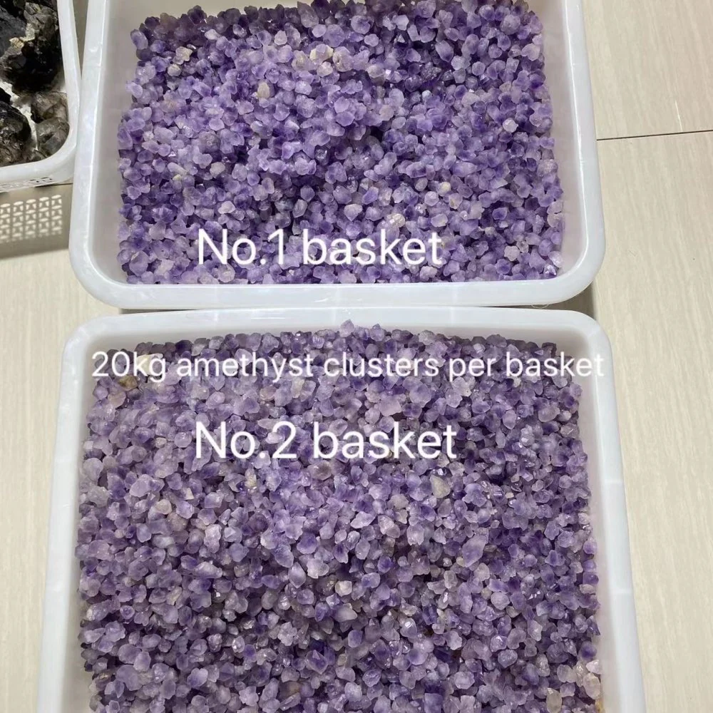 20kg(44lbs) Amethyst Cluster Basket Crystal Wholesale - Image 2