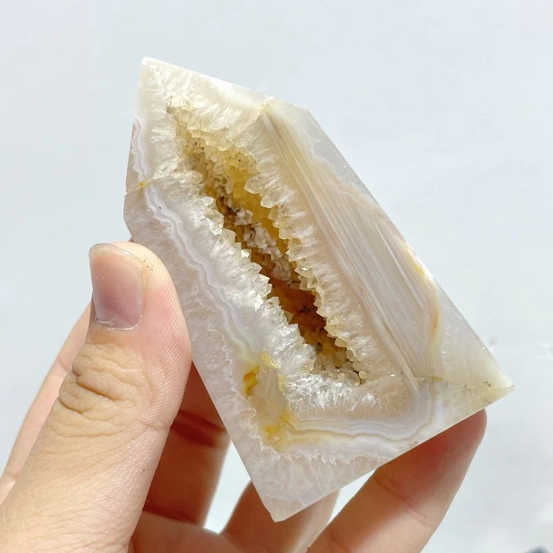 21 Pieces Geode Druzy Agate Four-sided Tower Point - Image 3