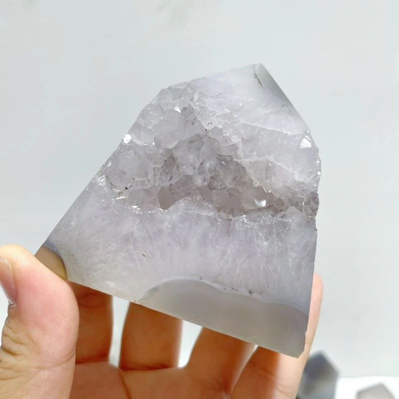 21 Pieces Geode Druzy Agate Four-sided Tower Point - Image 4