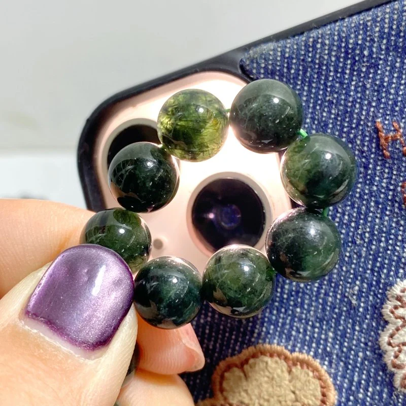 21 Pieces Green Full Rutile Quartz Bracelets - Image 2