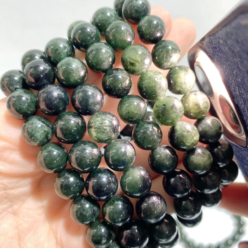 21 Pieces Green Full Rutile Quartz Bracelets - Image 3