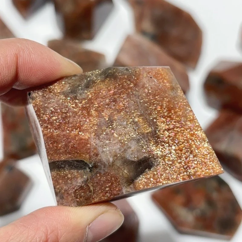 19 Pieces High Quality Sunstone Free Form - Image 8