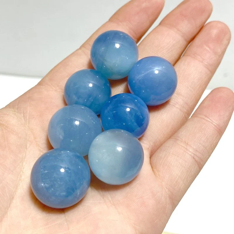 23 Pieces Beautiful Aquamarine Spheres