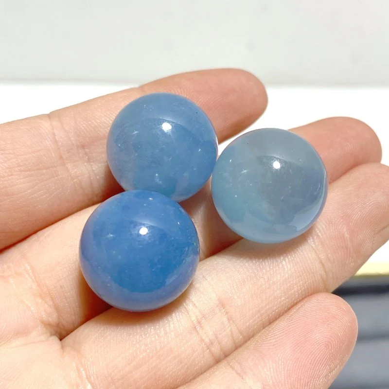 23 Pieces Beautiful Aquamarine Spheres - Image 2