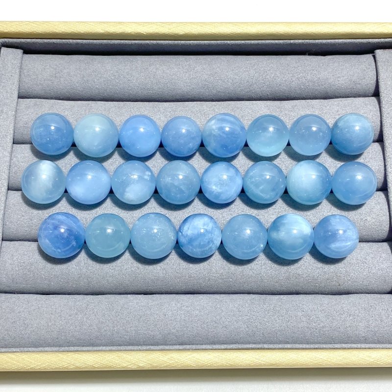 23 Pieces Beautiful Aquamarine Spheres - Image 7
