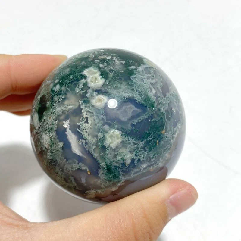 27 Pieces Moss Agate Spheres Ball - Image 8