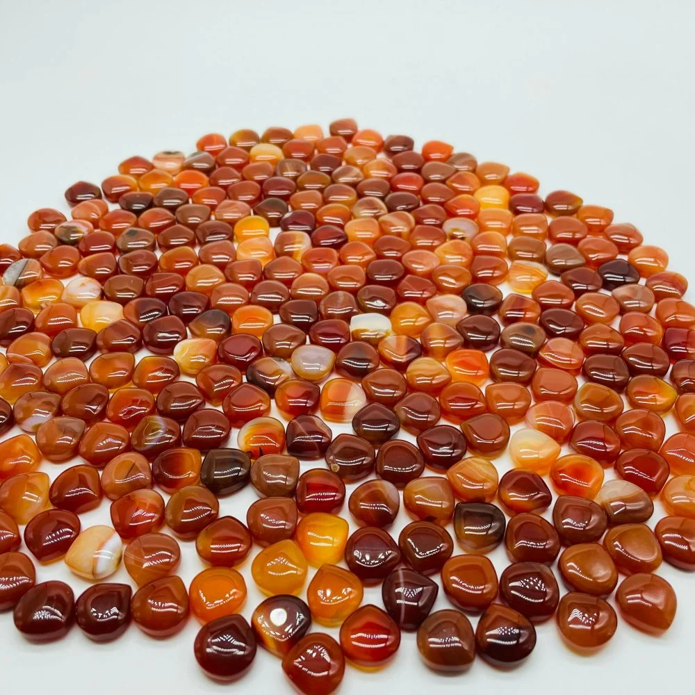 258 Pieces Mini Carnelian Heart DIY Pendant - Image 3