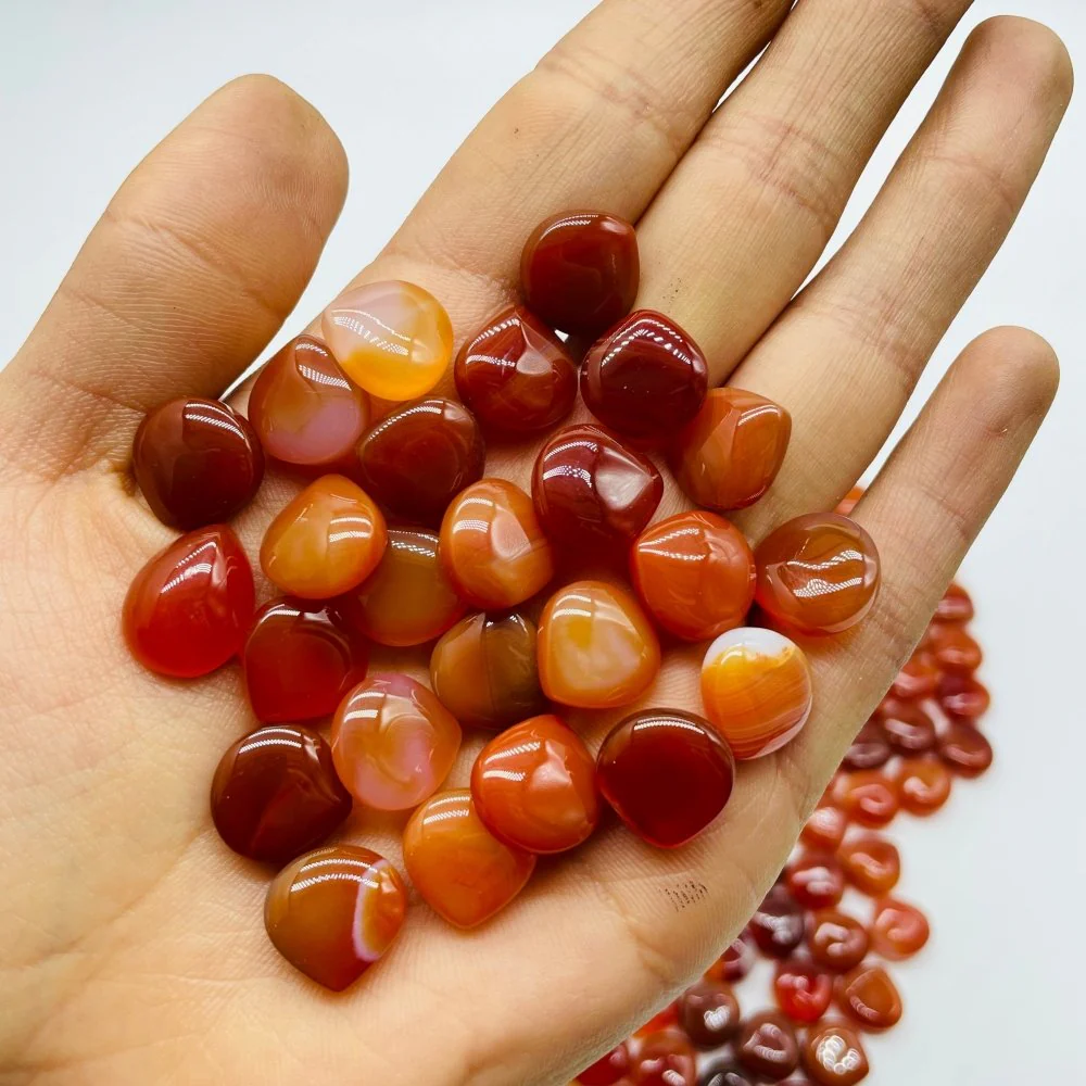 258 Pieces Mini Carnelian Heart DIY Pendant - Image 4