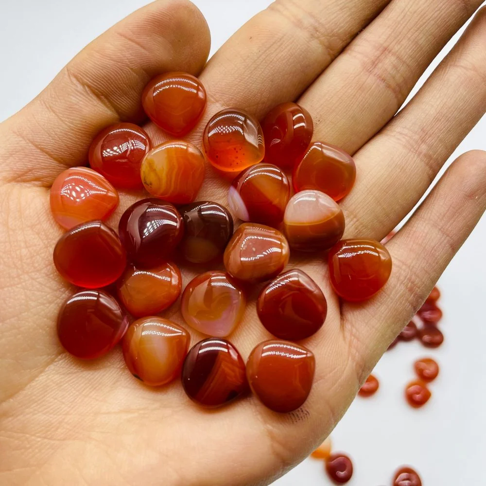 258 Pieces Mini Carnelian Heart DIY Pendant - Image 6