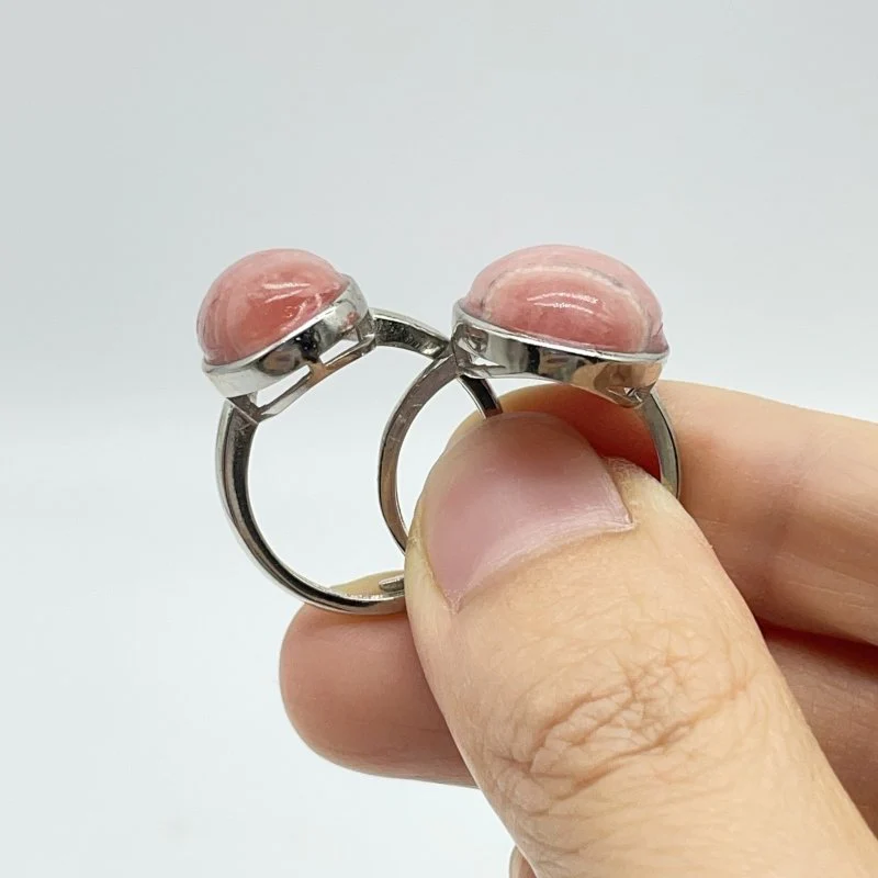 27 Pieces Rhodochrosite Different Styles Ring - Image 8