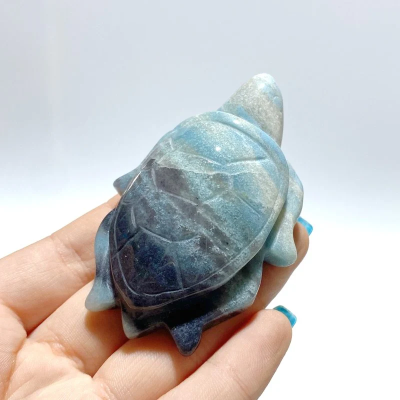 27 Pieces Trolleite Stone Sea Turtles Carving - Image 3