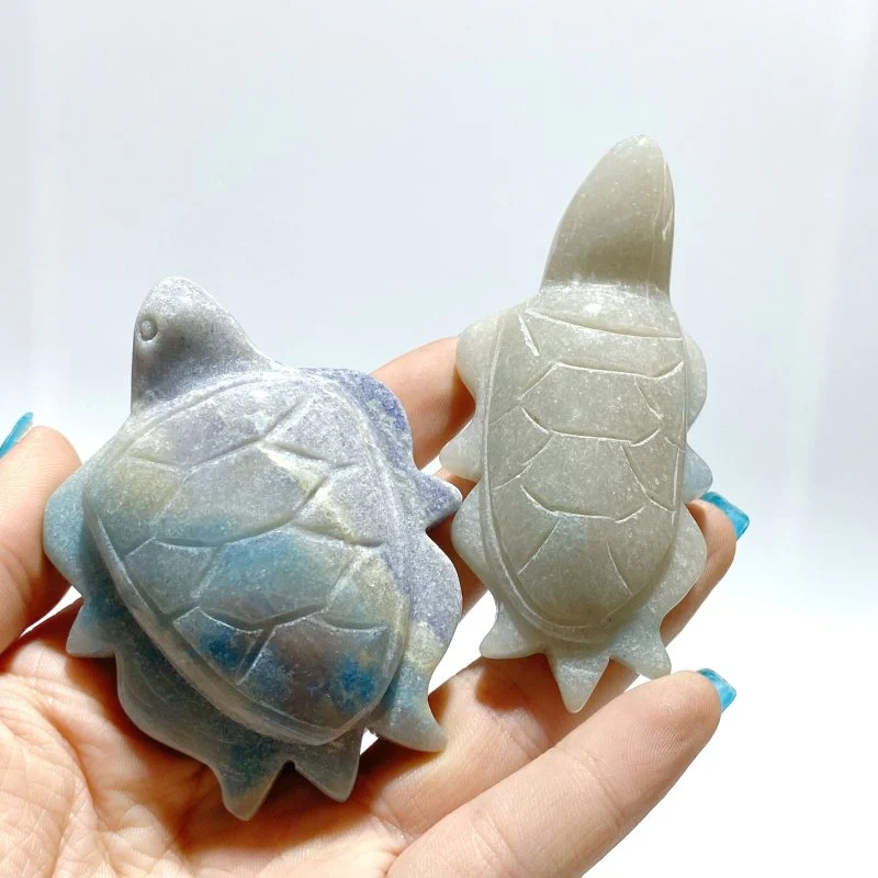 27 Pieces Trolleite Stone Sea Turtles Carving - Image 6