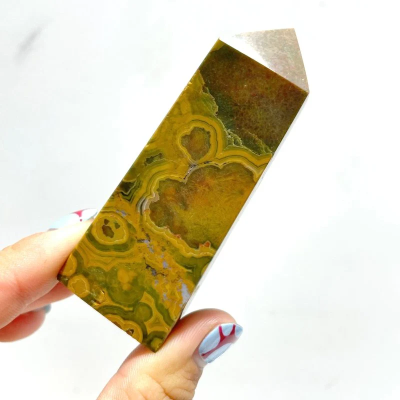 28 Pieces Ocean Jasper Four-sided Point #5 - Image 3